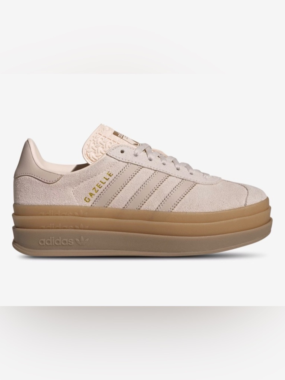 0013 Adidas Gazelle Beige/Wonder Taupe/Brown Sneaker Size❤️‍🔥 6.5Y women's 7.5-8